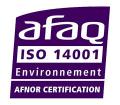 ISO 14001 Certificat n° 93225.1