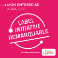 Le label "Initiative Remarquable" il témoigne de la responsabilité sociale et sociétale de GREEN REVOL, l'implication au service du développement durable, un impact positif sur le développement de notre territoire