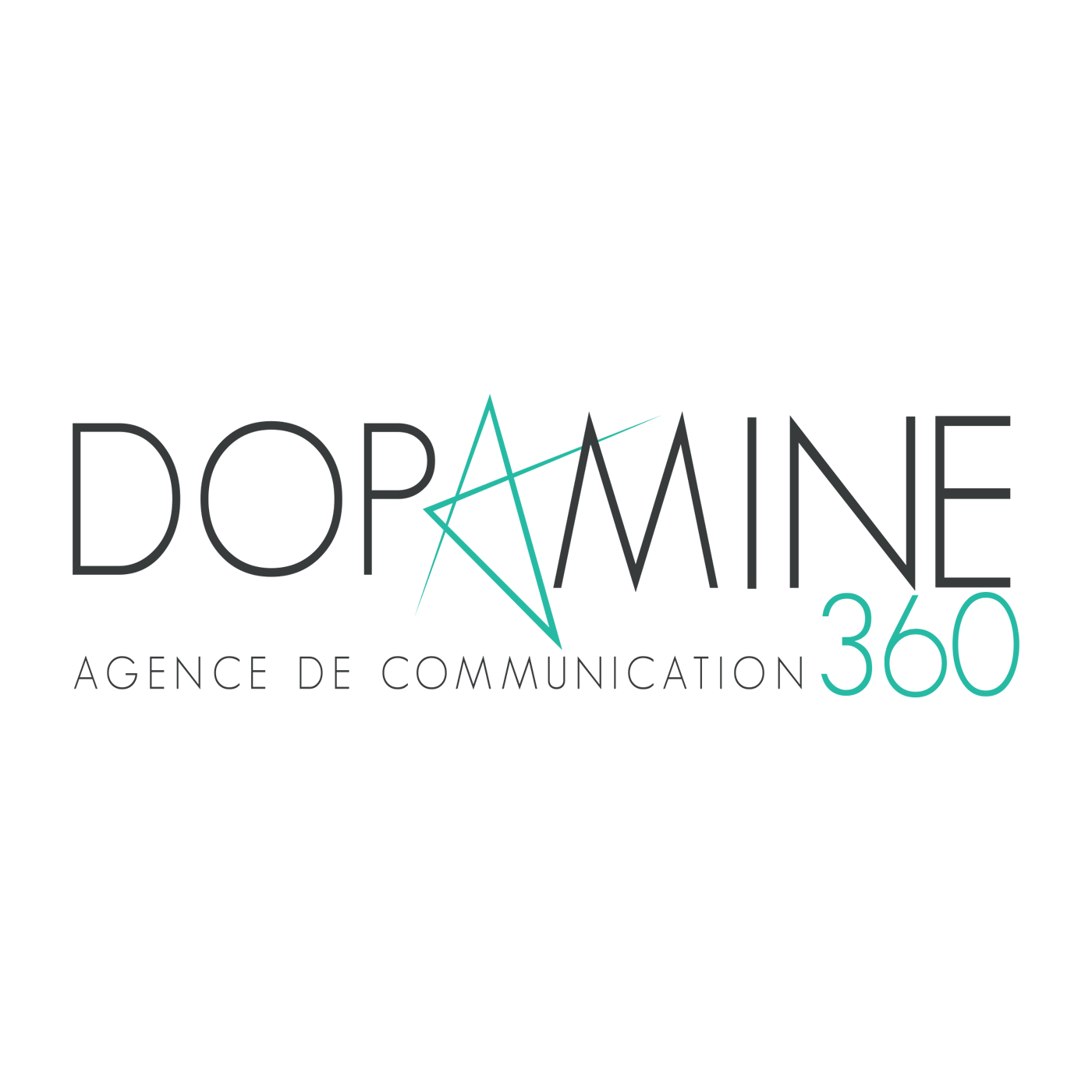 logo dopamine 360 agence web seo ia à rouen